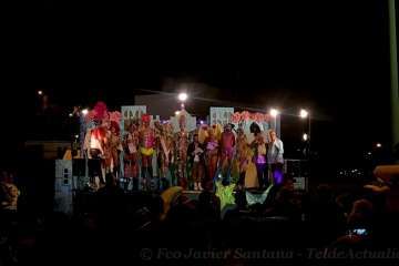 Drag Arush, reinona de las fiestas de Ayatima de Marzagán (Foto Francisco J. Santana)